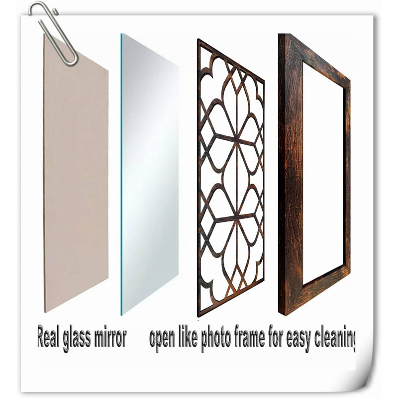 Solid Wood Wall Decor, Brown