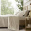 Ensemble de draps en tricot toutes saisons-114644963-114644962