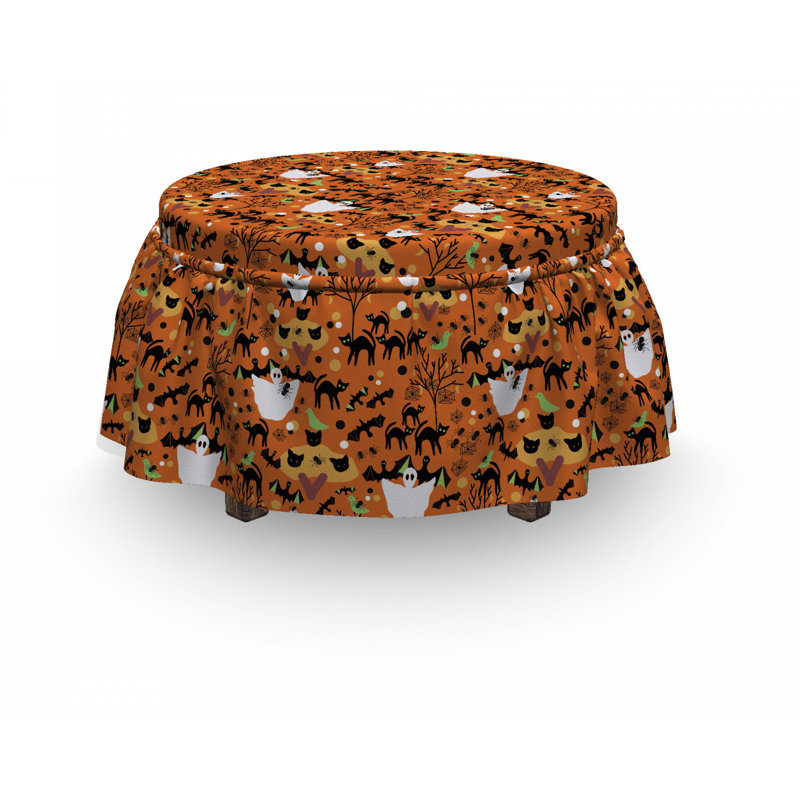 Box Cushion Ottoman Slipcover