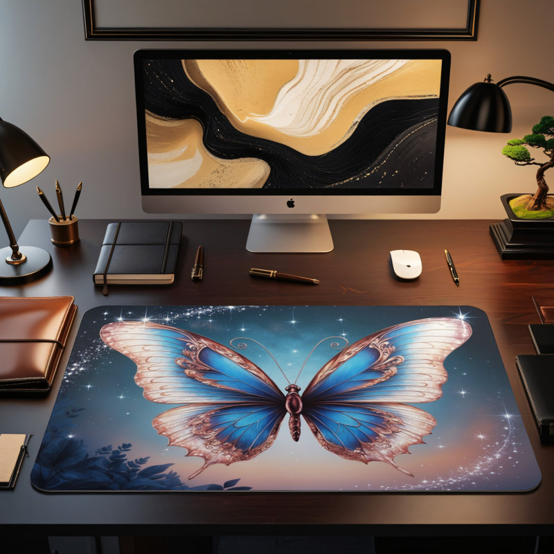 Polyester Desk Pad, 23.6x13.8