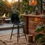 Swivel Upholstered Counter Stool with Metal Frame