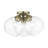 Gamby Glass Semi Flush Mount-840384255