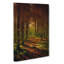 Walking Through an Autumn Forest - Wrapped Canvas-55370068