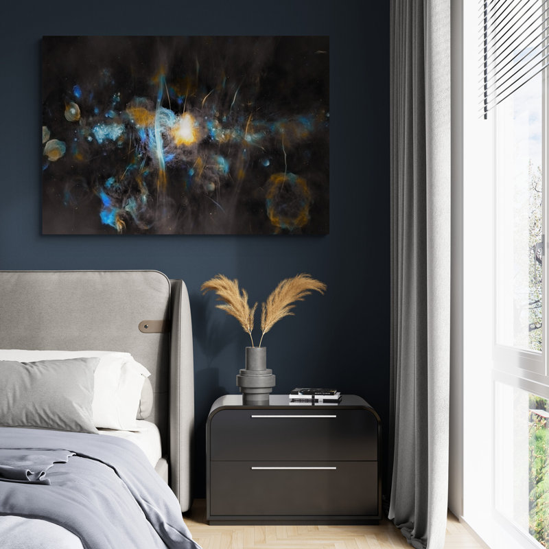 The Milky Way by MeerKAT Wall Art - Canvas Framed Print, 84 cm H x 117 cm W