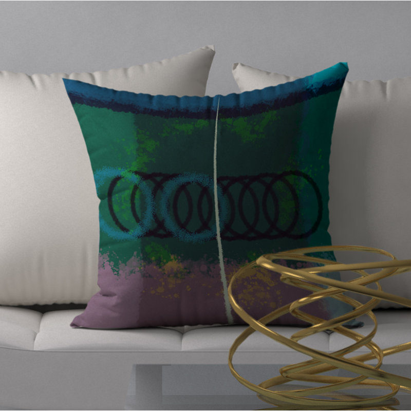 Housse de coussin carrée/insert, H 24 po x l 24 po