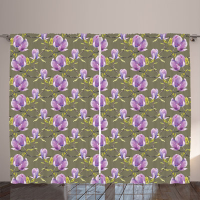 Semi Sheer Curtain Pair