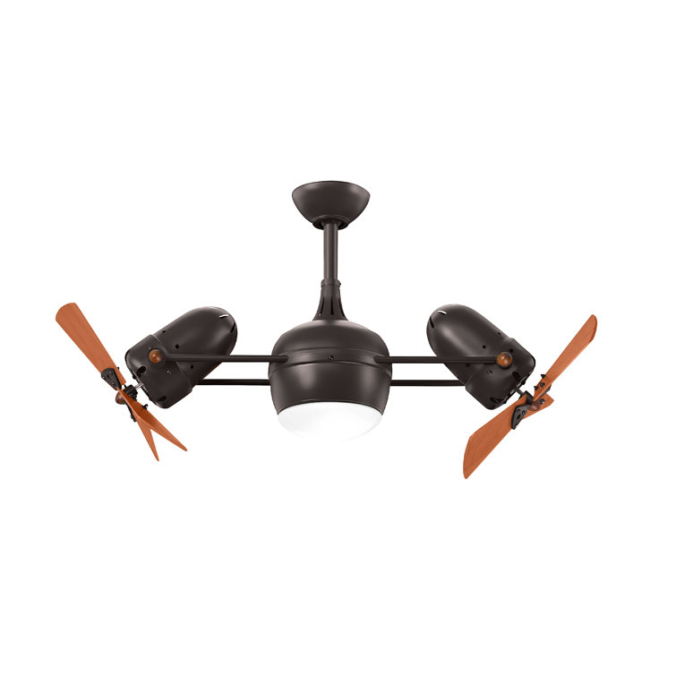 41" Dagny 6-Blade Dual Ceiling Fan with Wall Remote