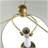 11x11x30.2" Metal Table Lamp
