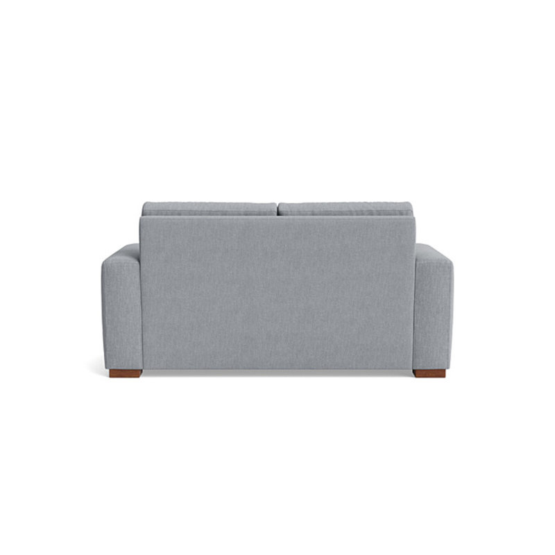 Couch Potato Loveseat (70"), Performance Weave - Zinc
