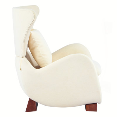 Chaise d'appoint moderne en polyester beige avec espace de rangement pour animaux de compagnie - capacité de 330 lb, chaise longue de salon, conception élégante et durable