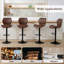 Tabouret de bar pivotant à hauteur réglable-1240423430-1240423480