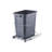 TRINITY PRO EcoStorage 25 Gal. Chrome Steel Wire in Cabinet Sliding Trash Can