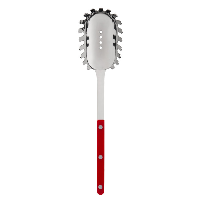 Bistrot Solid Pasta Scoop, Burgundy