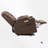 Upholstered Power Recliner With Massage And Heat-1189869033