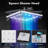 Led Shower Head With 7-color Lights, No Battery Needed,360° Rotation