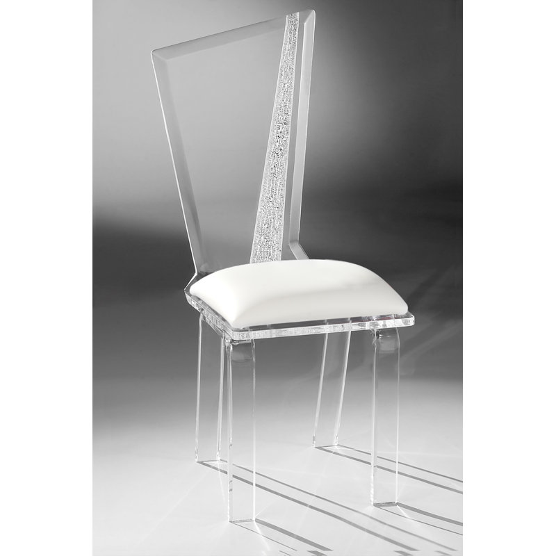 Jackquelin 19'' H Upholstered Side Chair, White