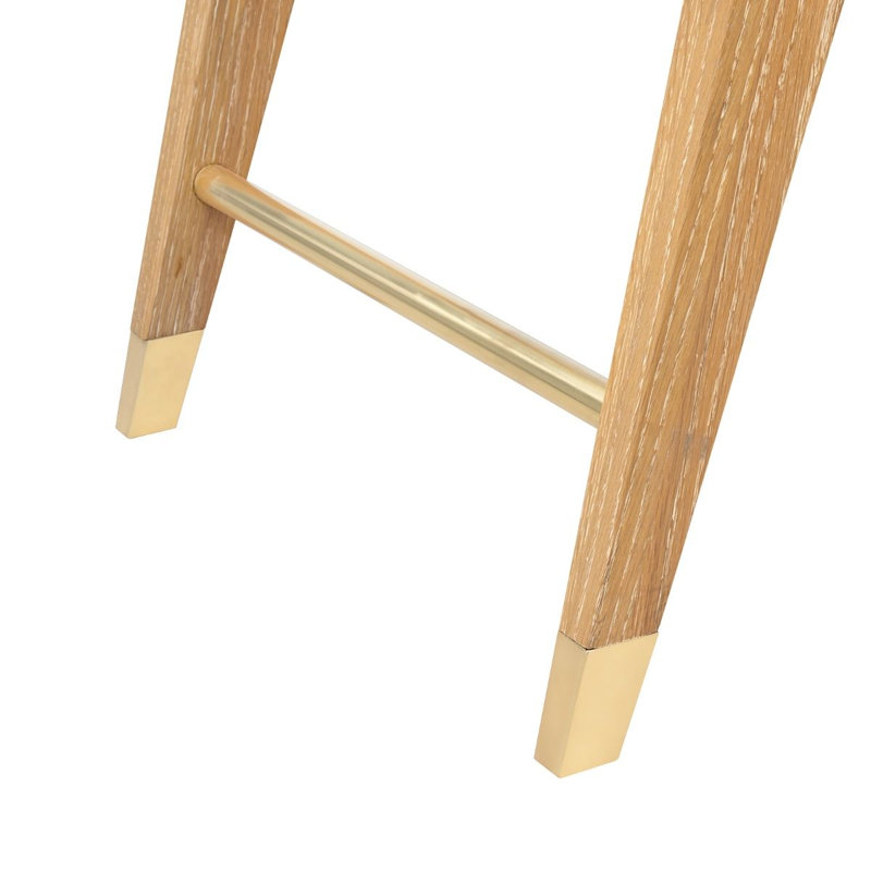 Delon Accent Stool, Natural