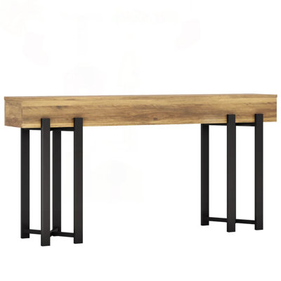 Industrial-Meets-Modern Console Table with Hairpin Legs