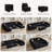 Kandle Modular Upholstered Velvet Chaise Sectional Sofa-948274231