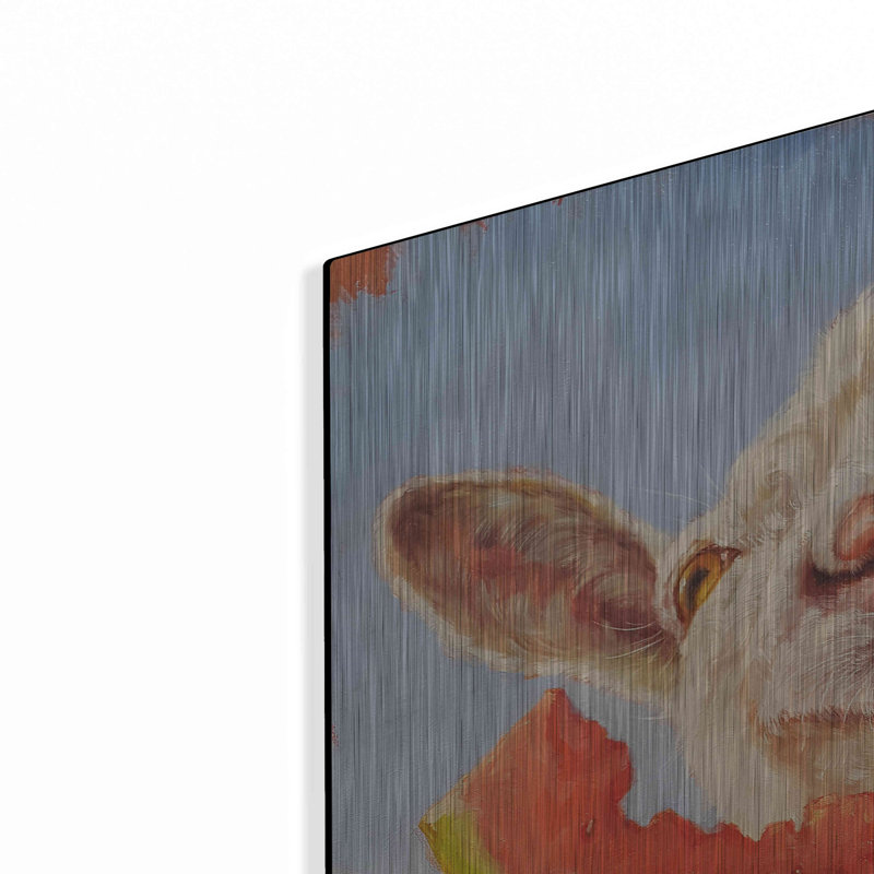 «Summer régal» par Lucia Heffernan sur métal, H 24 po x l 24 po