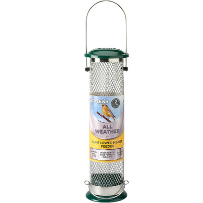 Arielah Metal Hanging Tube Bird Feeder