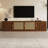 78" TV Stand for TVs Up to 85" with Rattan Doors, Adjustable Shelf TV Stand for Bedroom