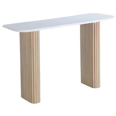 Plateau en marbre blanc Karlen Tressa 