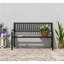 Banc de jardin extérieur, banc de patio