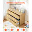 Commode 6 tiroirs en rotin