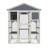 Outstanding Wooden Outdoor Cat House with Multiple Features for Pets