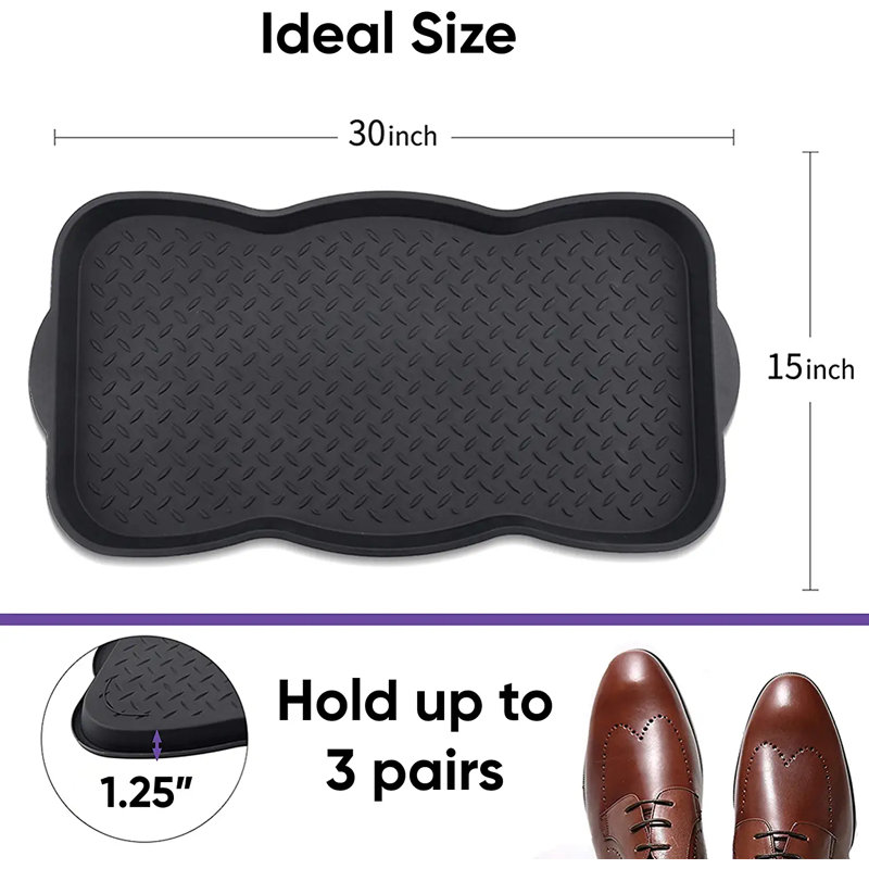 Plateau à chaussures et à chaussures en plastique