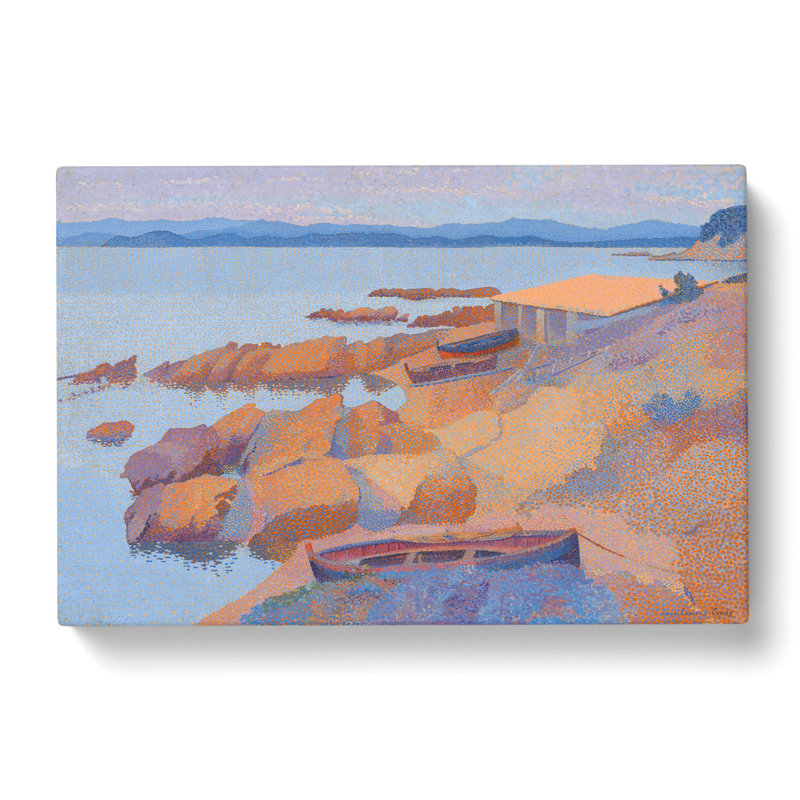 Coast Near Antibes by Henri-Edmond Cross - Wrapped Canvas, 40cm H x 60cm W x 3cm D