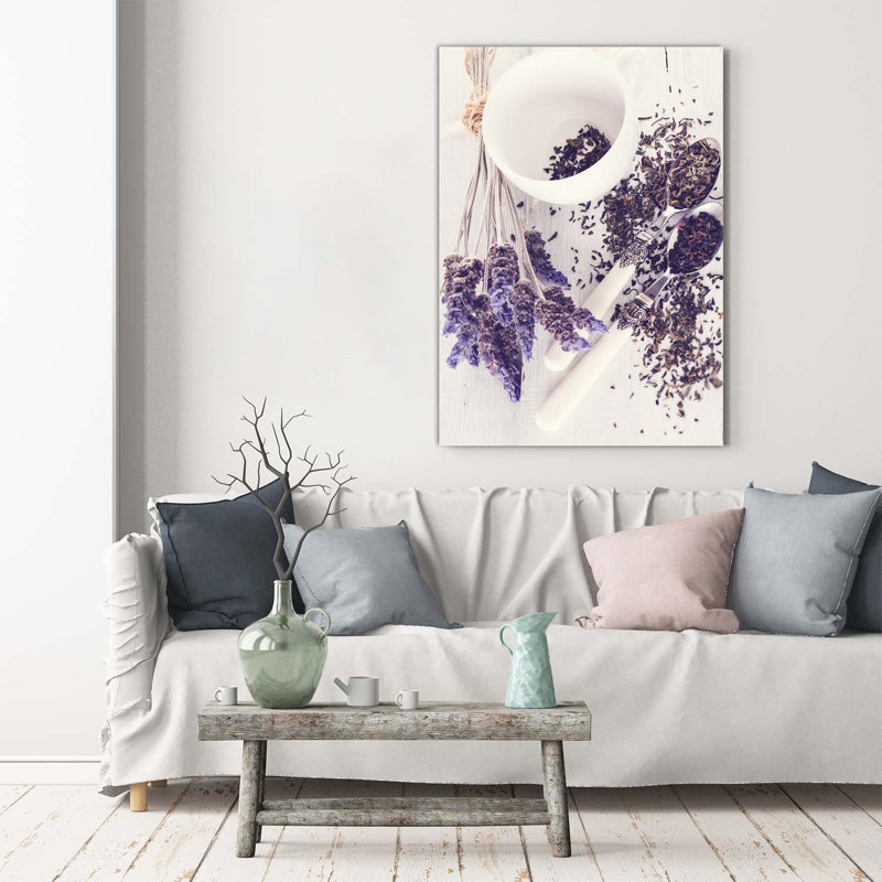 An Infusion Of Lavender - Wrapped Canvas Print