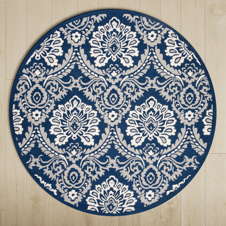 Tansy Wool Damask Indoor Rug