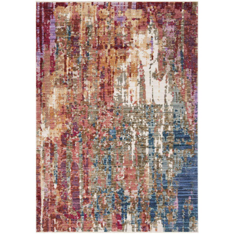 Olneyville Performance Abstract Rug, Rectangle 9' x 13'
