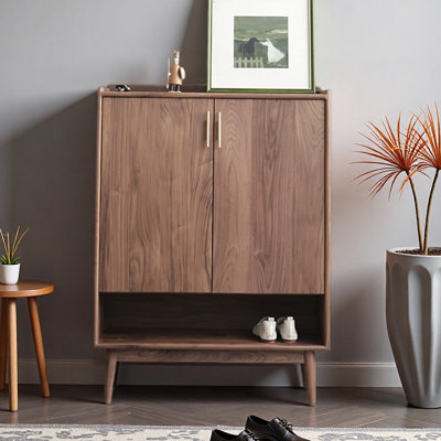 Retro style home storage shoe cabinet