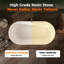 59.5" x 29.5" Solid Surface Resin Freestanding Soaking Bathtub, Flat Bottom Deep Soaker Tub with Integrated Overflow & Pop-Up Drain, Matte White