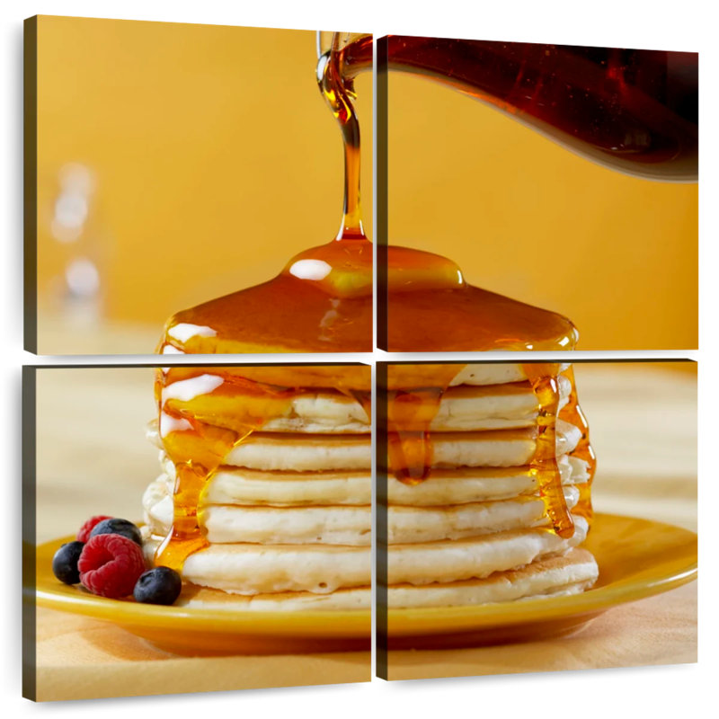 Yarlin Syrup On Pancakes, 57" H x 57" W