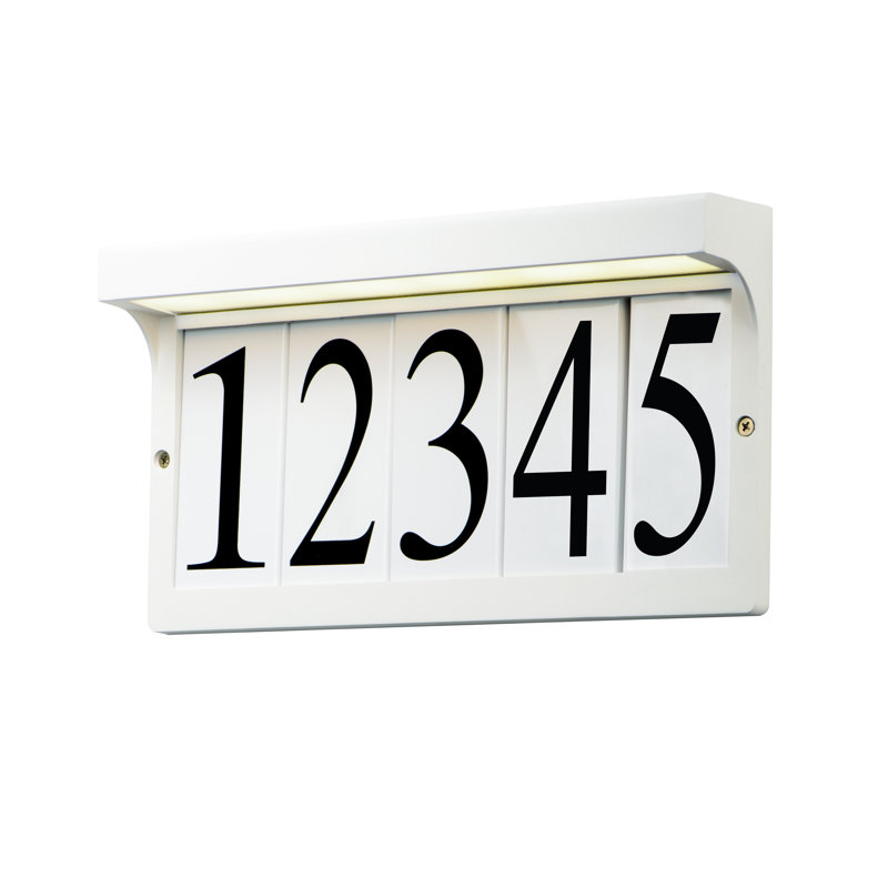 Cadre de plaque d’adresse murale sur 1 ligne light Altus