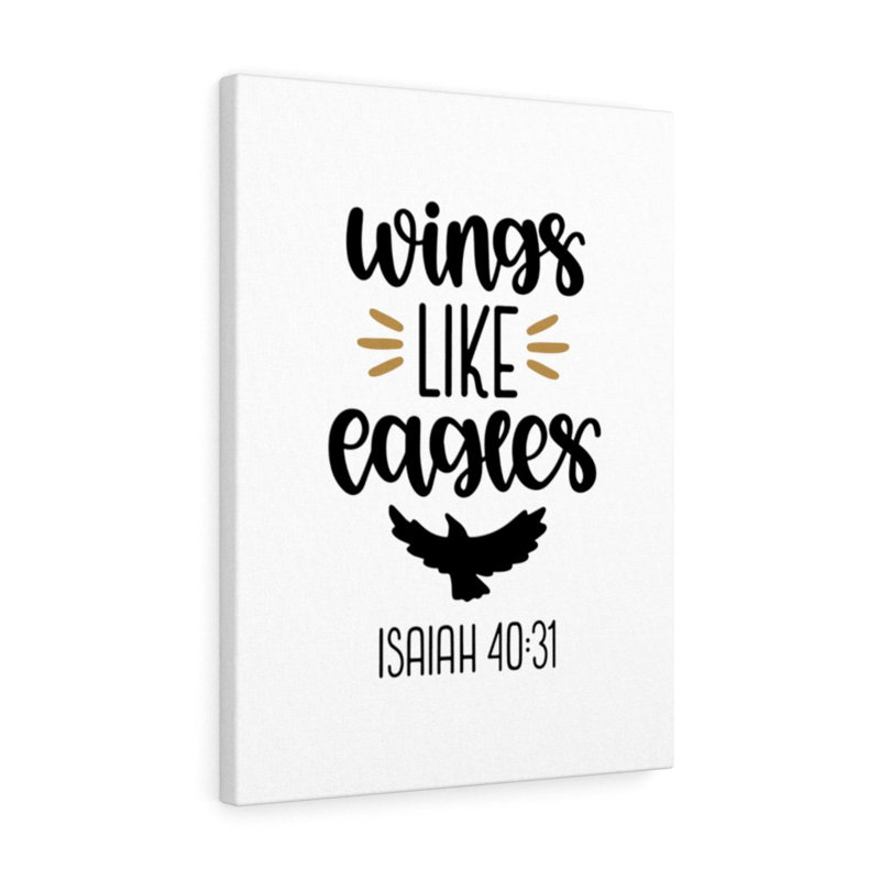 Wings Like Eagles - Wrapped Canvas Print, 61cm H x 46cm W