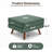 Havens 29.7''W Upholstered Mid-Century Modern Ottoman,Faux Leather Footrest With Soild Wood Legs, Coffee Table Stool For Living Room, Bedroom, Entryway-30302486