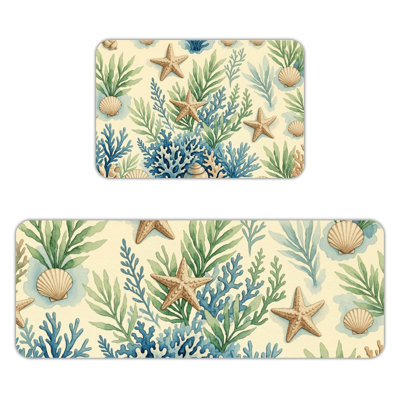 Ensemble de tapis de sol en flanelle 2 pièces