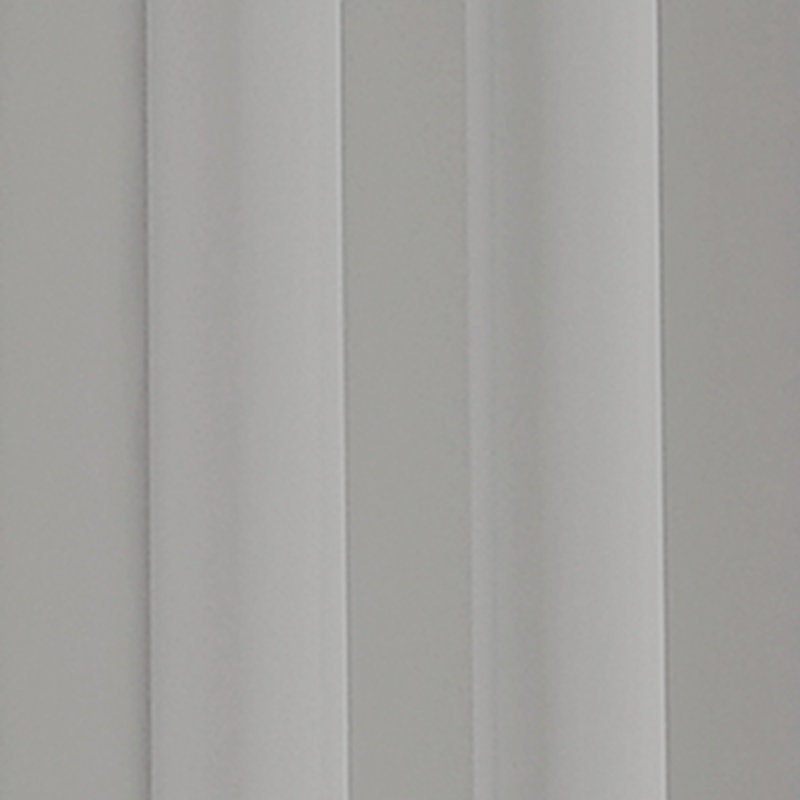 Curtainworks Mannino Solid Sheer Grommet Single Curtain Panel, 59" W x 108" L, Silver