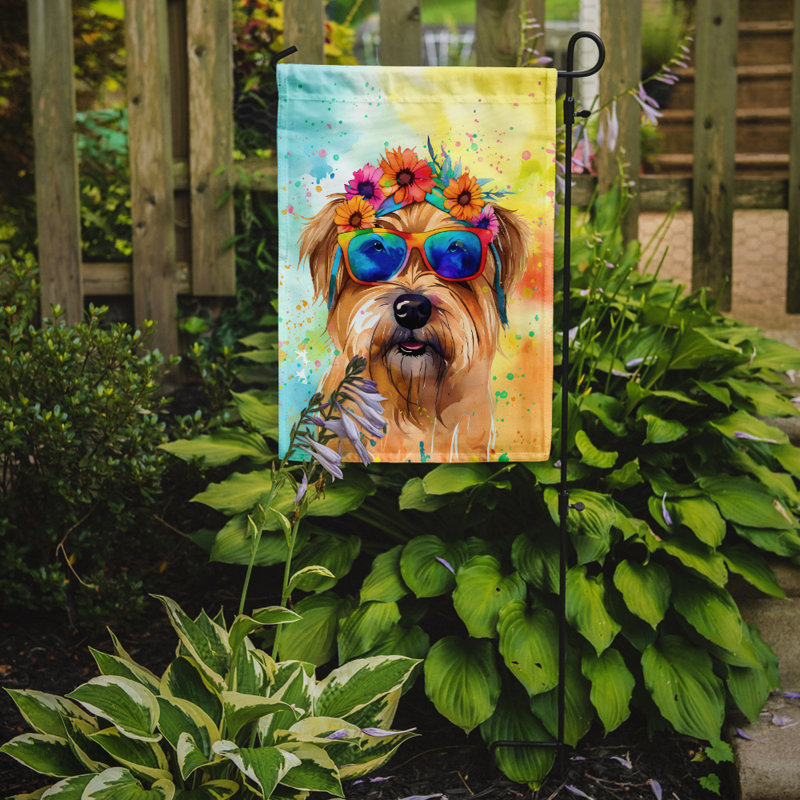 Drapeau de jardin Hippie Dawg, Cairn Terrier