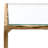 Evelynn 18" H x 40" W Iron Coffee Table-1488926020-1488023298