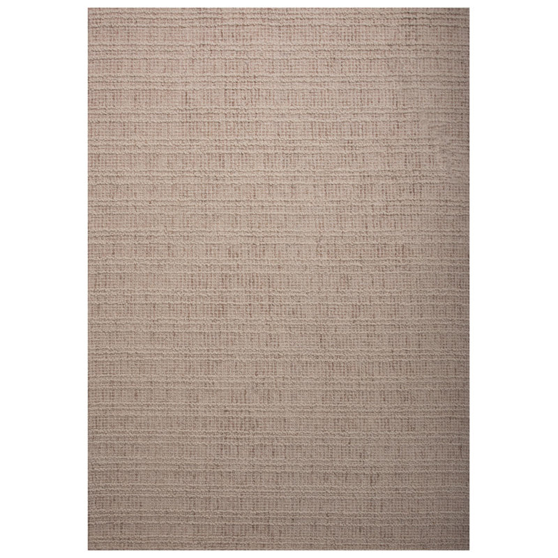 Tapis 100% laine touffeté à la main, Rectangle 7 pi 9 po x 9 pi 9 po