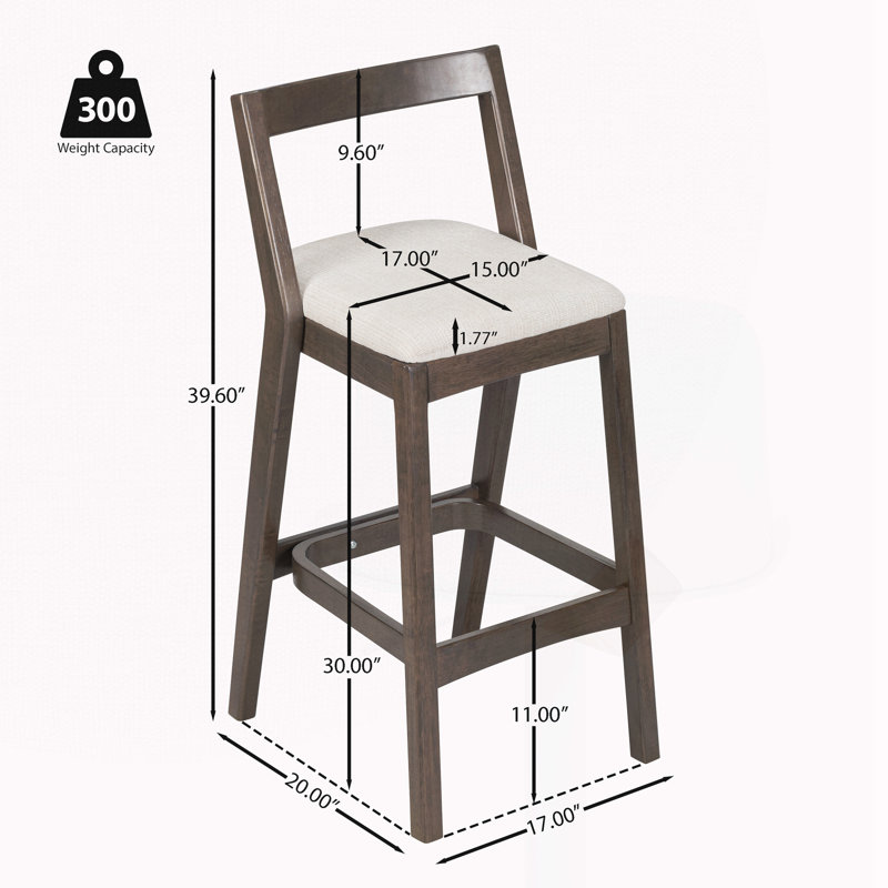 Ensemble de 2 tabourets de bar
