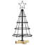 Christmas Cone Tree with Stand Black Steel-1802263297