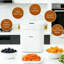Composteur de cuisine blanc Ecostar
