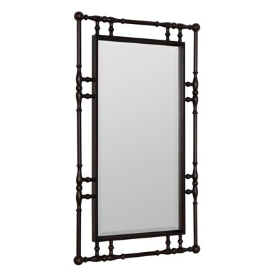 Rectangle Solid Wood Wall Mirror